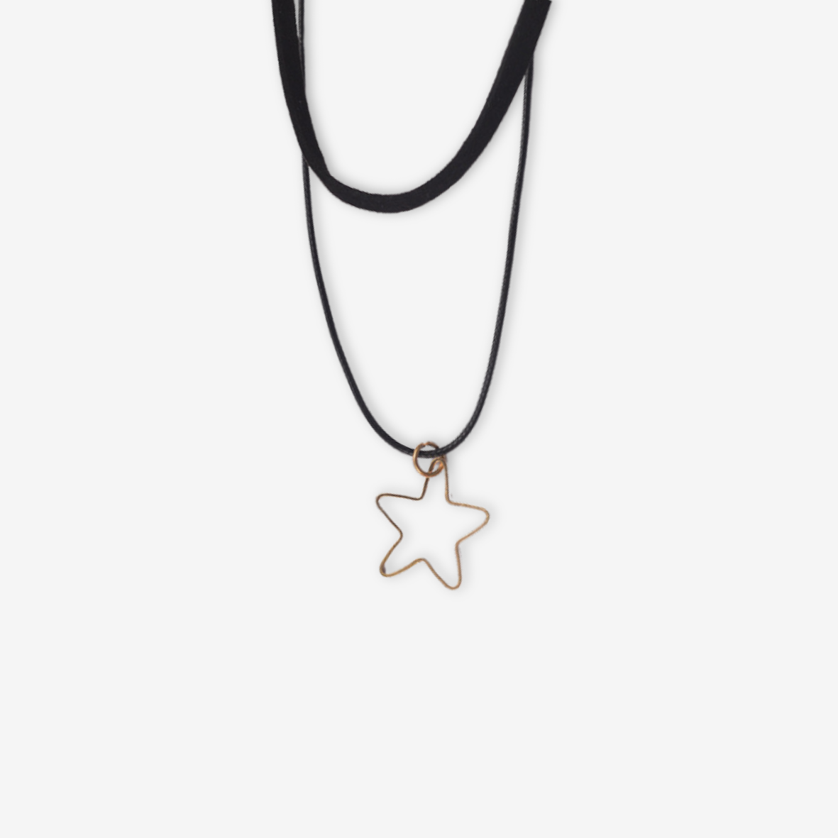 Collana con stella argento