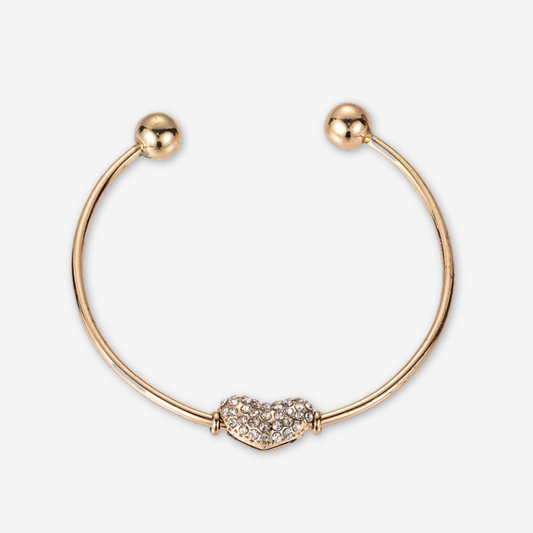 Bracciale rigido cuore