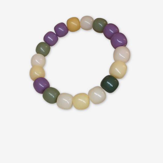 Bracciale multicolore.