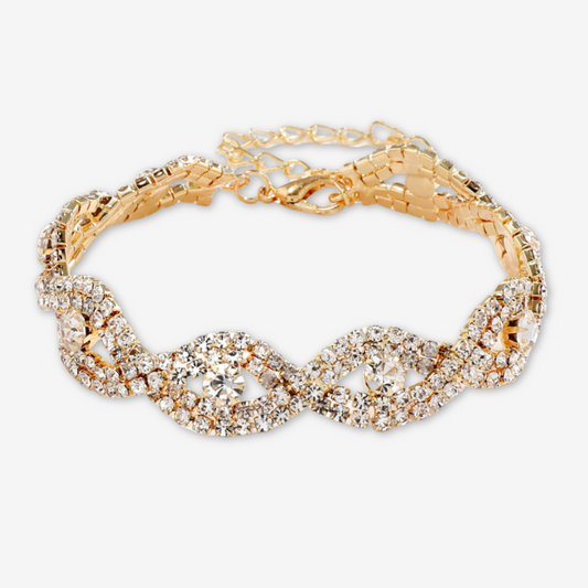 Bracciale argento e zirconi.