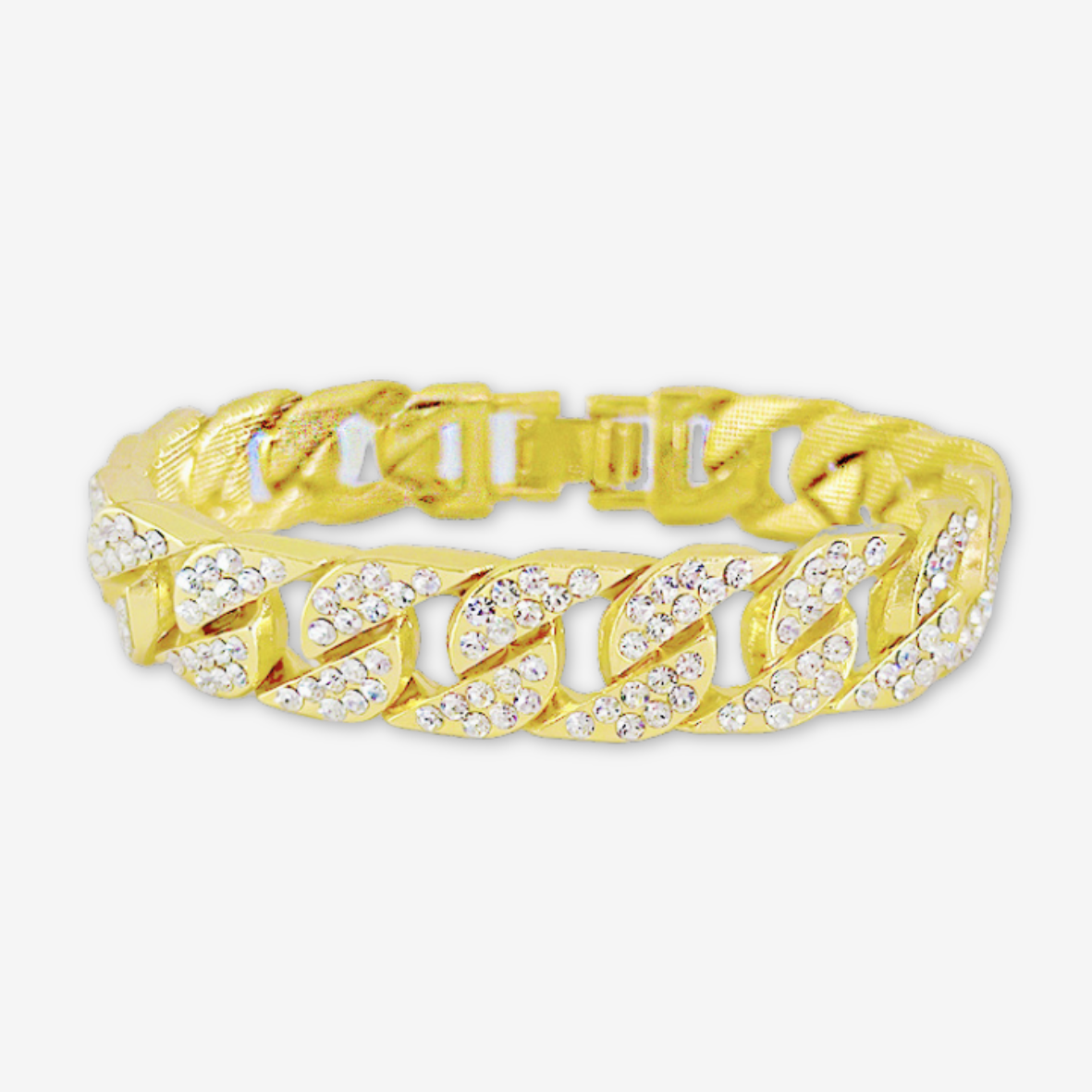 Bracciale cubano oro.