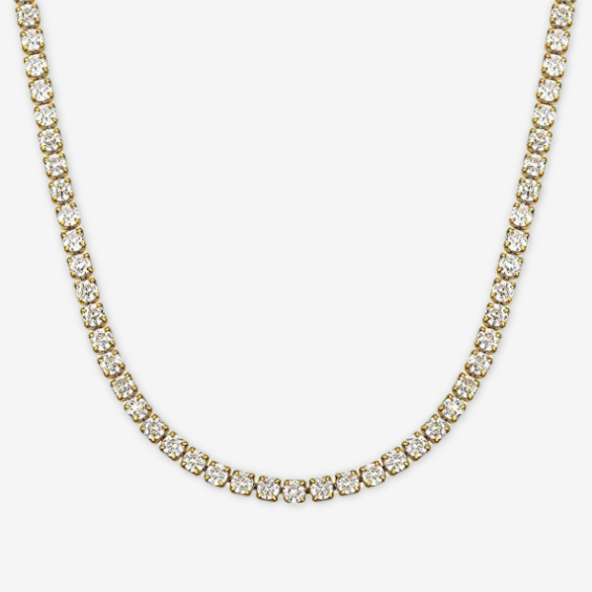Collana tennis oro