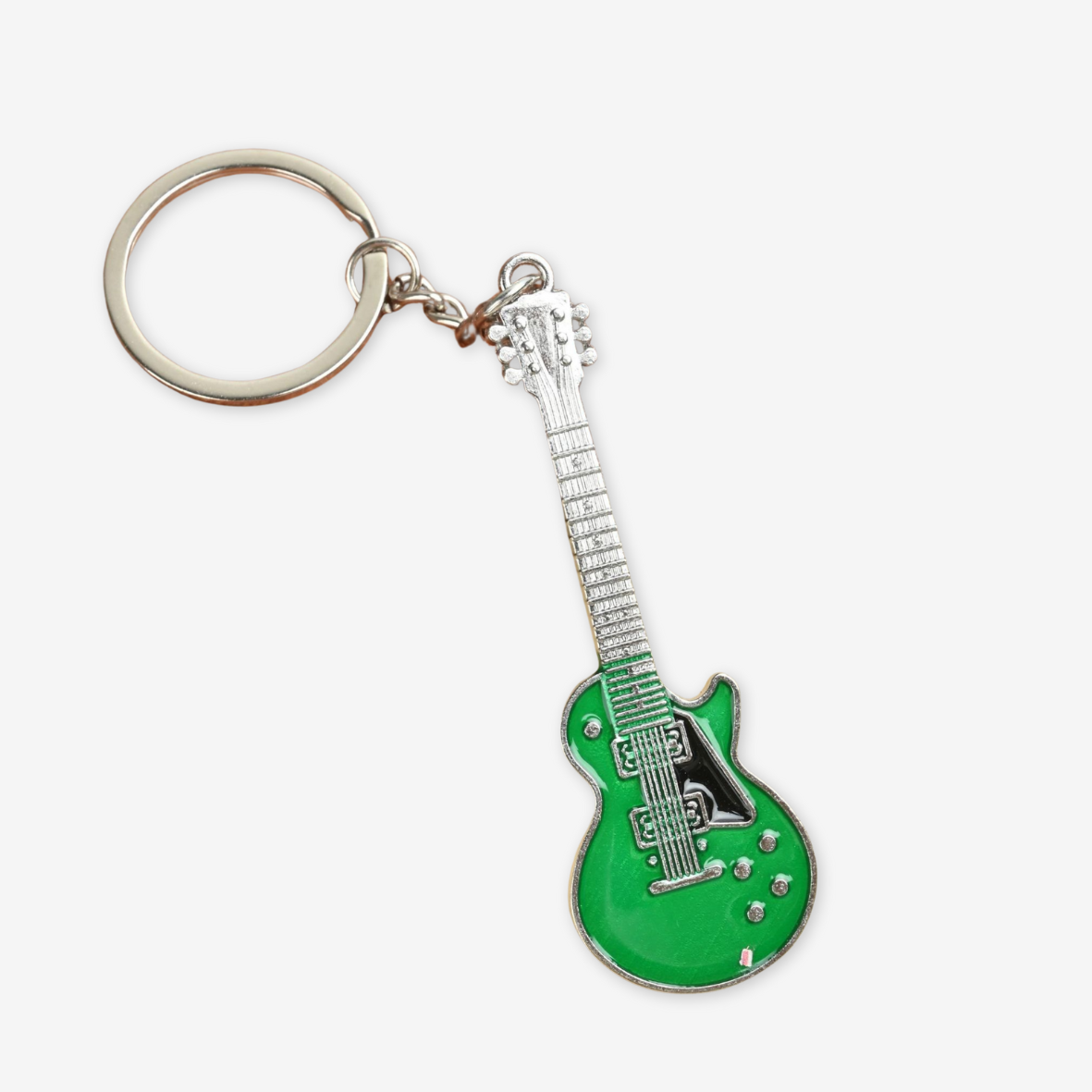 Portachiavi chitarra verde
