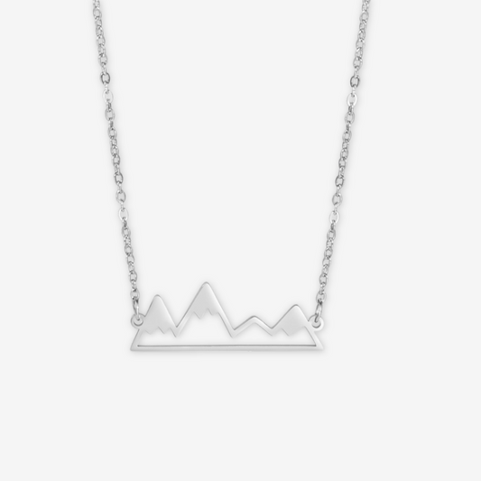 Collana con monti argento