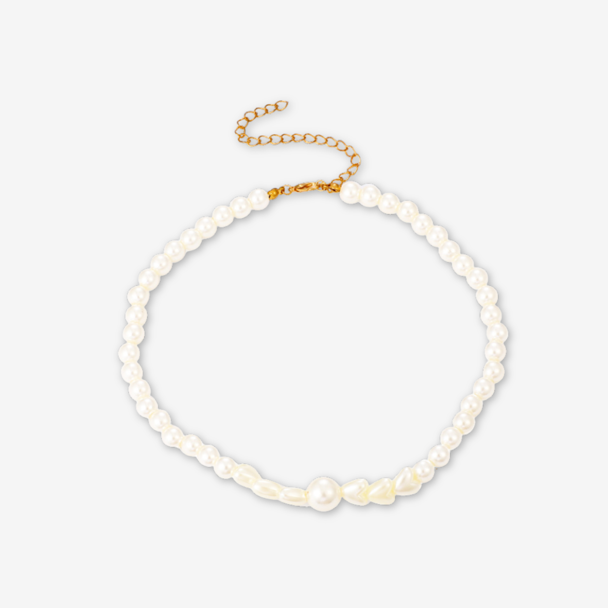 Collana di perle semplice.