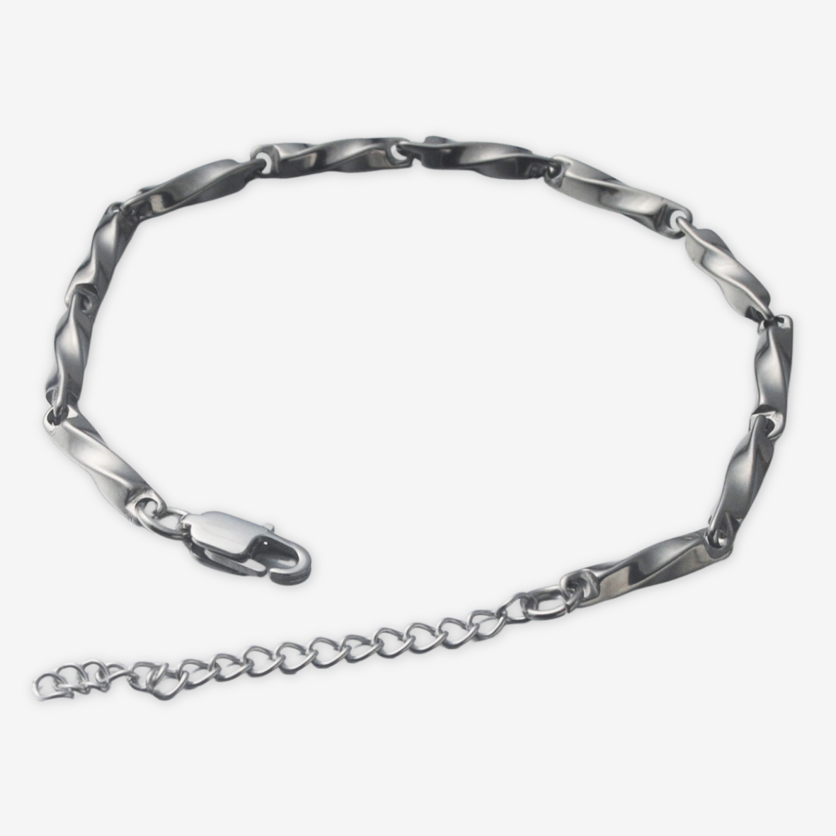 Bracciale acciaio al titanio