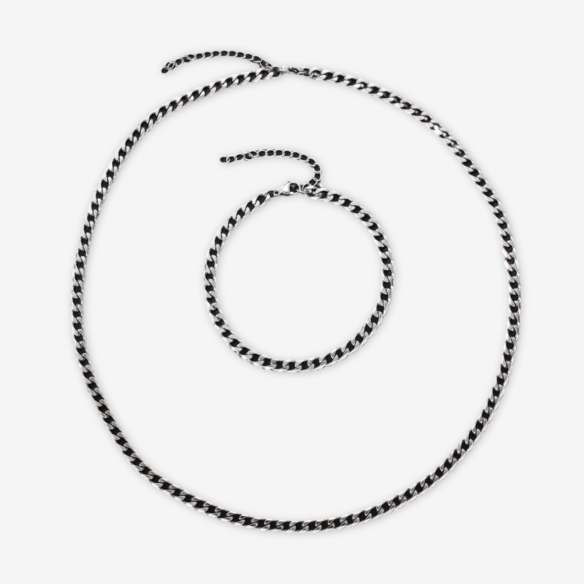 Collana + bracciale a catena