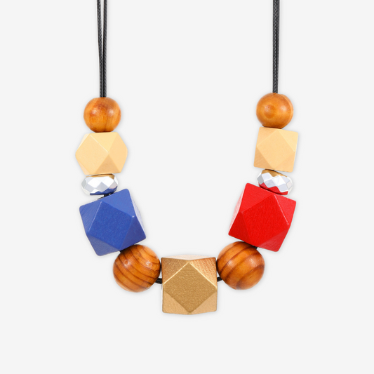 Collana con figure geometriche come in foto