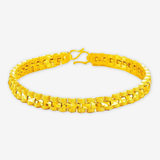 Bracciale a cinturino dorato