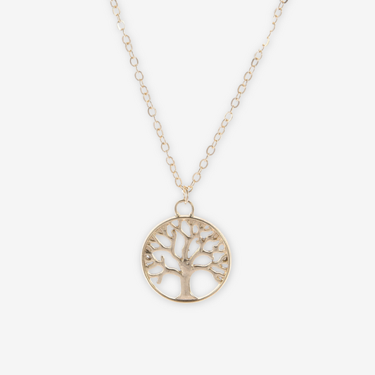Collana con albero della vita oro.